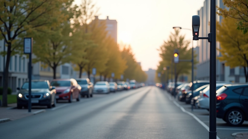 Ülevaade Tallinna parkimissensorite võrgustikust, kusjuures nähtavad on punased ja rohelised punktid, mis näitavad vabu ja hõivatud kohti