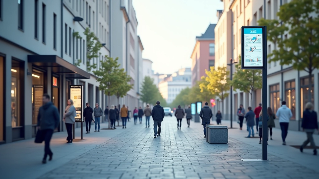 Linnaruumi digitaalne kuva Tallinna kesklinnast, nähtavad on 3D-mudelid ja andmete visualisatsioonid