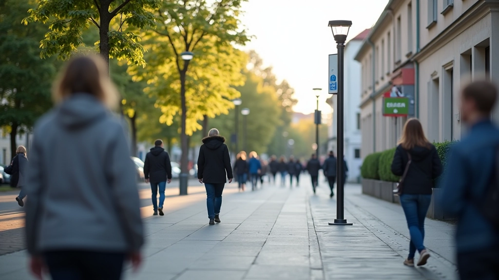 Parkide ja tänavate sensorid Tallinna linnaosades, nähtavad on väikesed seadmed puudel ja pintsidel